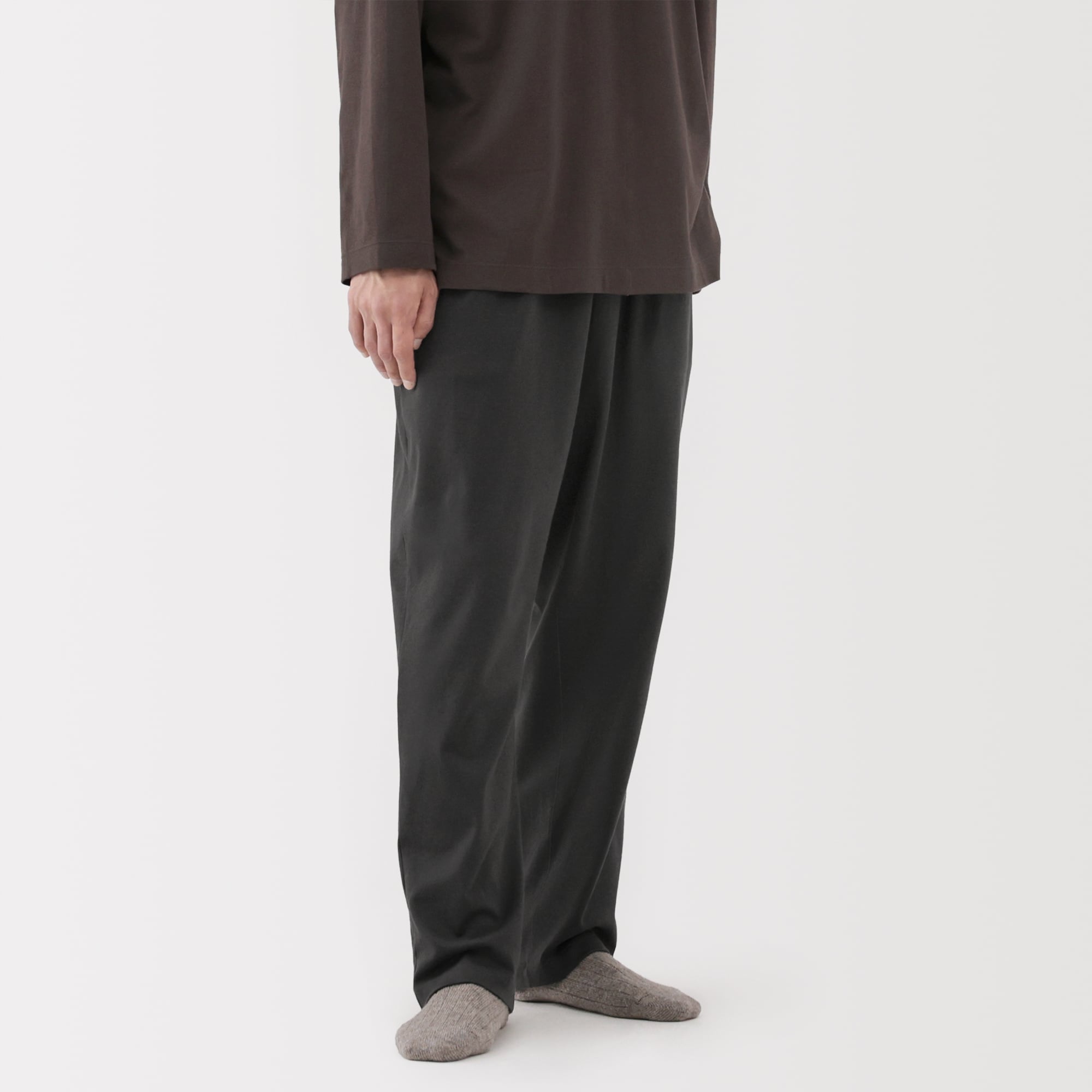 男女兼用 スムースジャージーリラックスパンツ | 無印良品