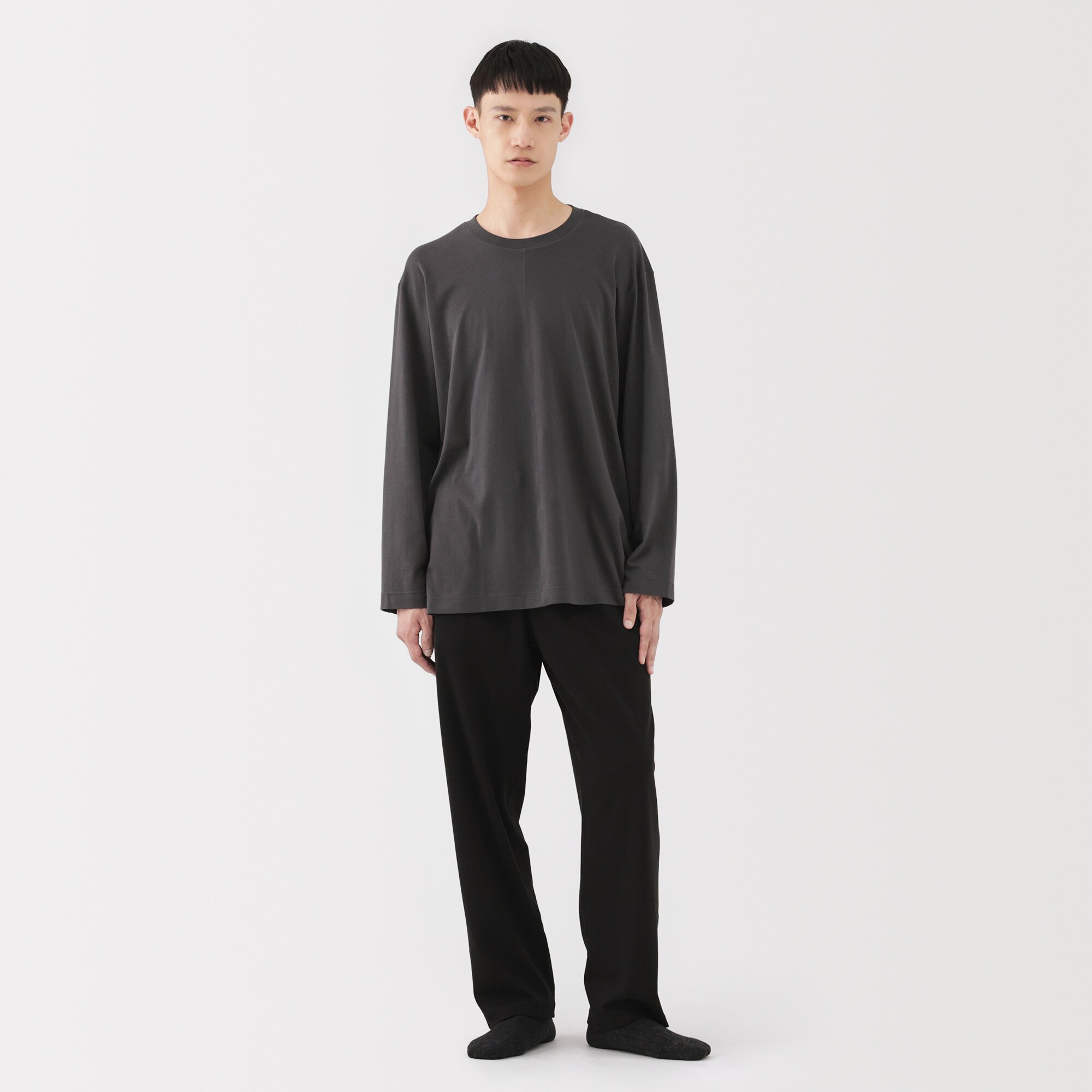 男女兼用　スムースジャージーリラックスパンツ