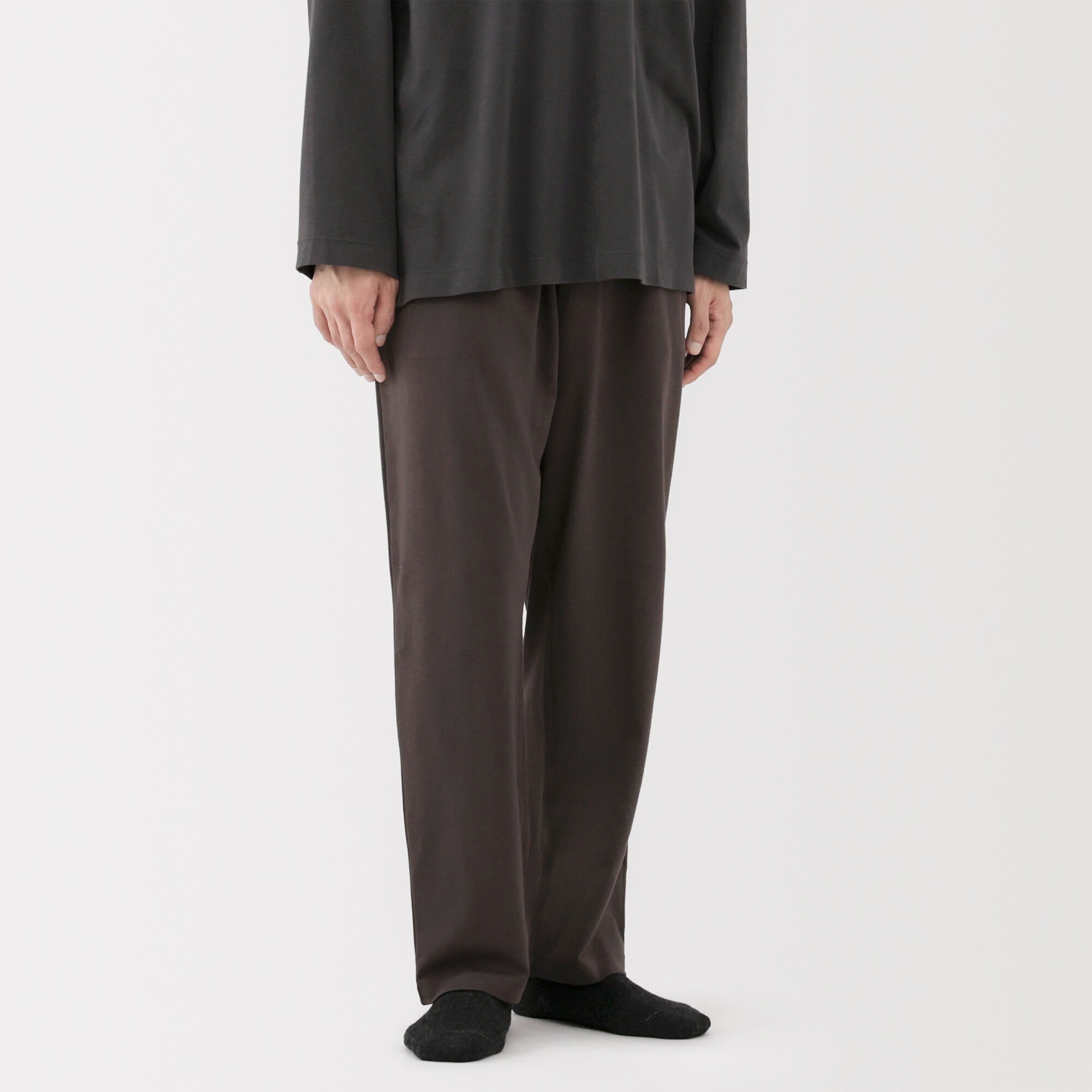 男女兼用　スムースジャージーリラックスパンツ