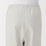 紳士　脇に縫い目のない　フランネル　スタンドカラー長袖パジャマ