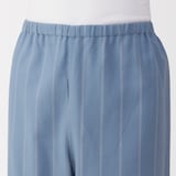 紳士　脇に縫い目のない　フランネル　スタンドカラー長袖パジャマ