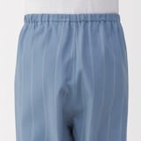 紳士　脇に縫い目のない　フランネル　スタンドカラー長袖パジャマ