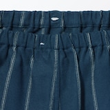 紳士　脇に縫い目のない　フランネル　スタンドカラー長袖パジャマ