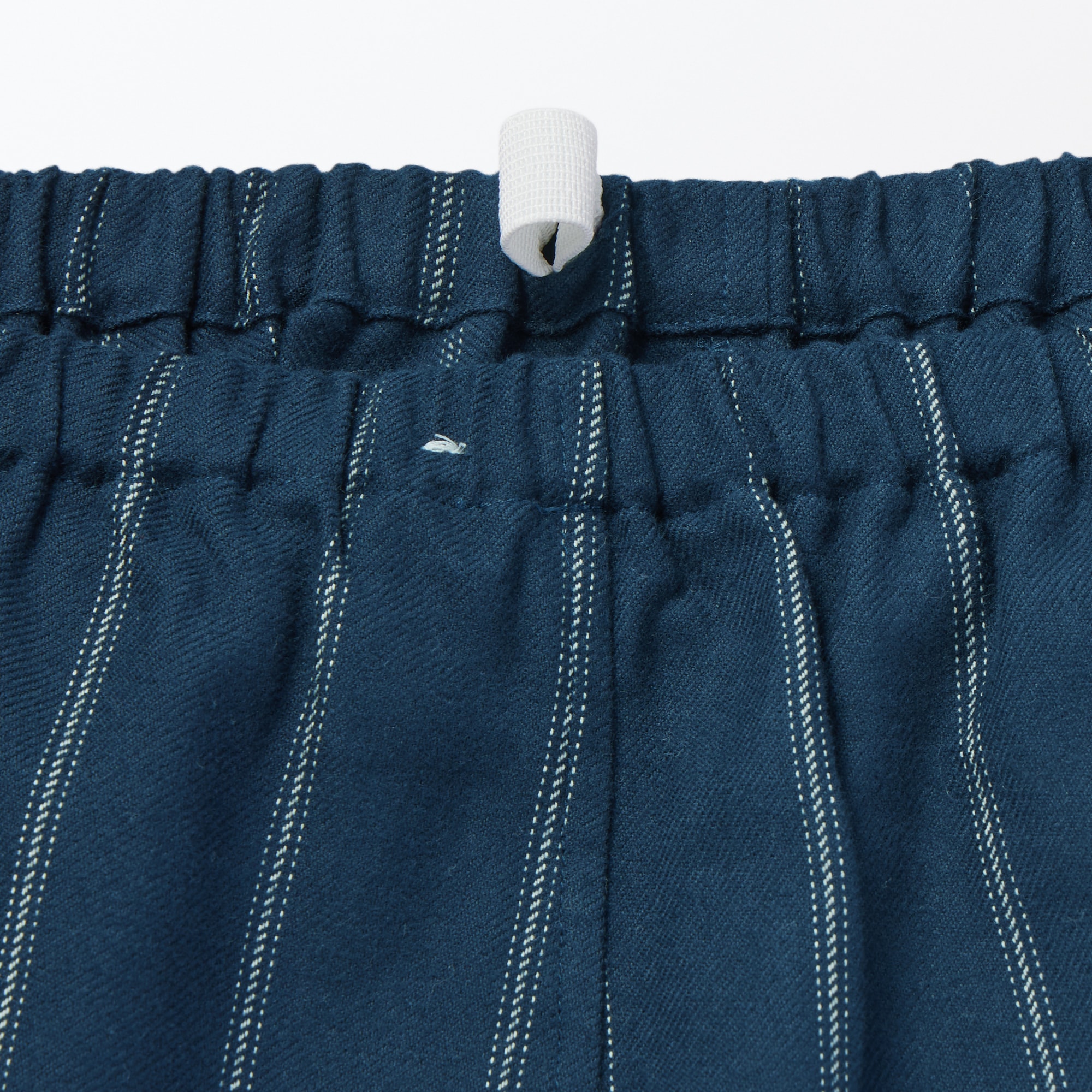 紳士　脇に縫い目のない　フランネル　スタンドカラー長袖パジャマ