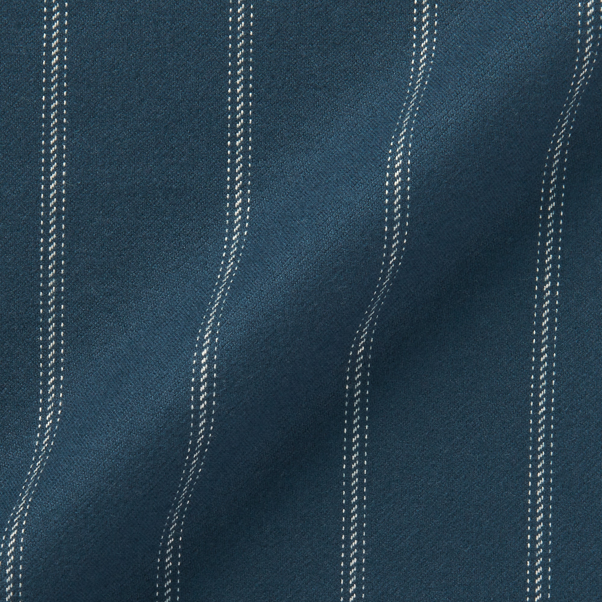 紳士　脇に縫い目のない　フランネル　スタンドカラー長袖パジャマ