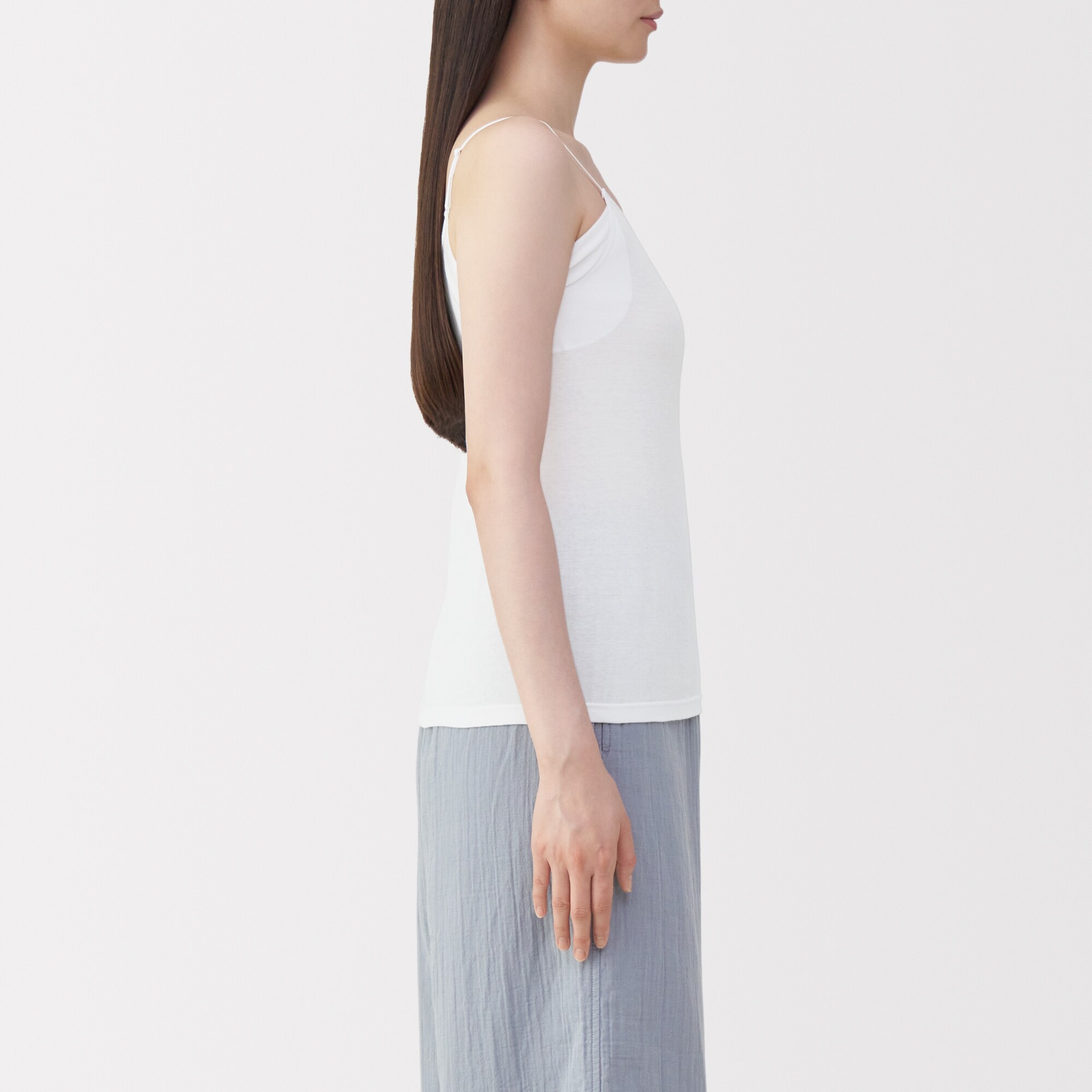 婦人　さらっと綿汗取りパッド付きキャミソール