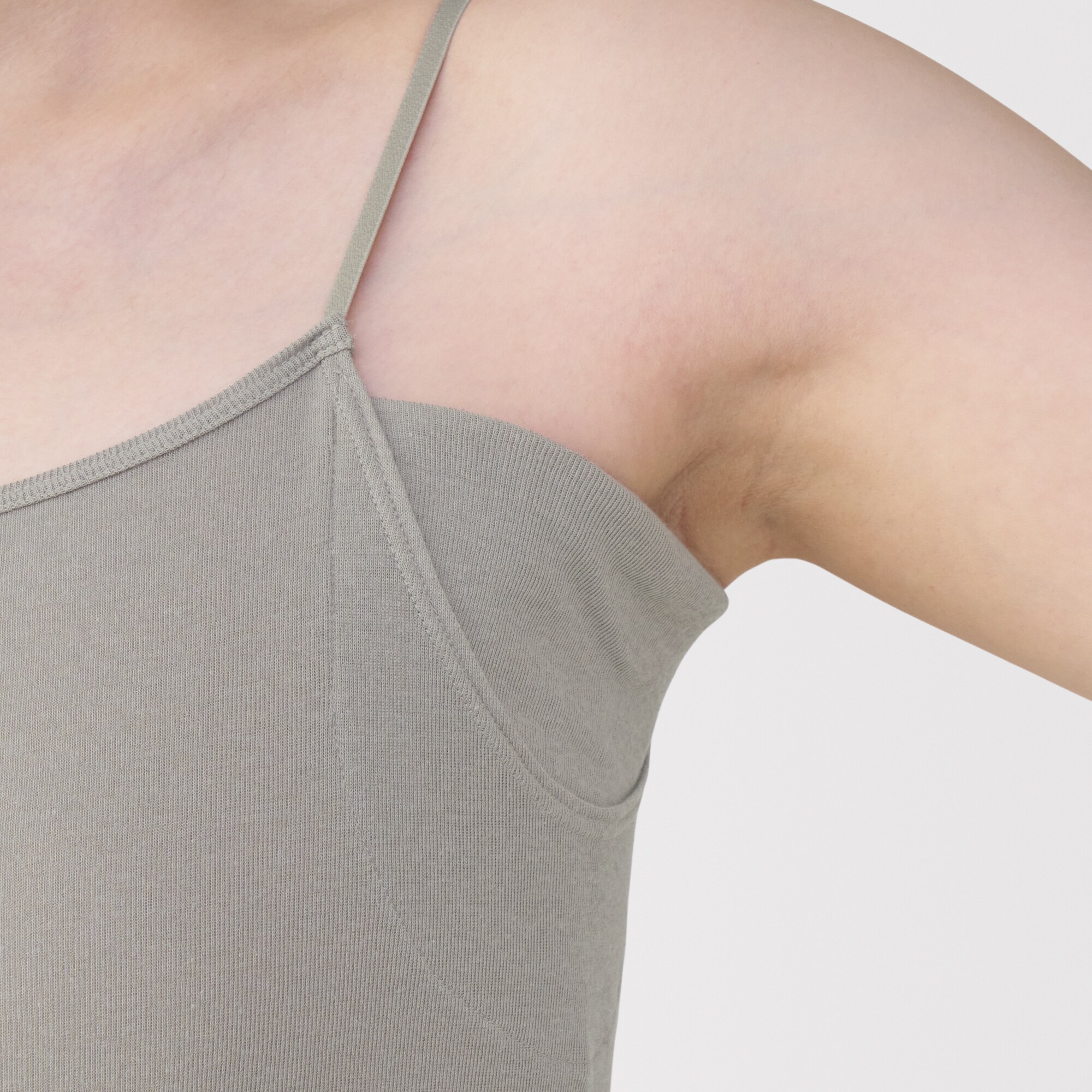 婦人　さらっと綿汗取りパッド付きキャミソール