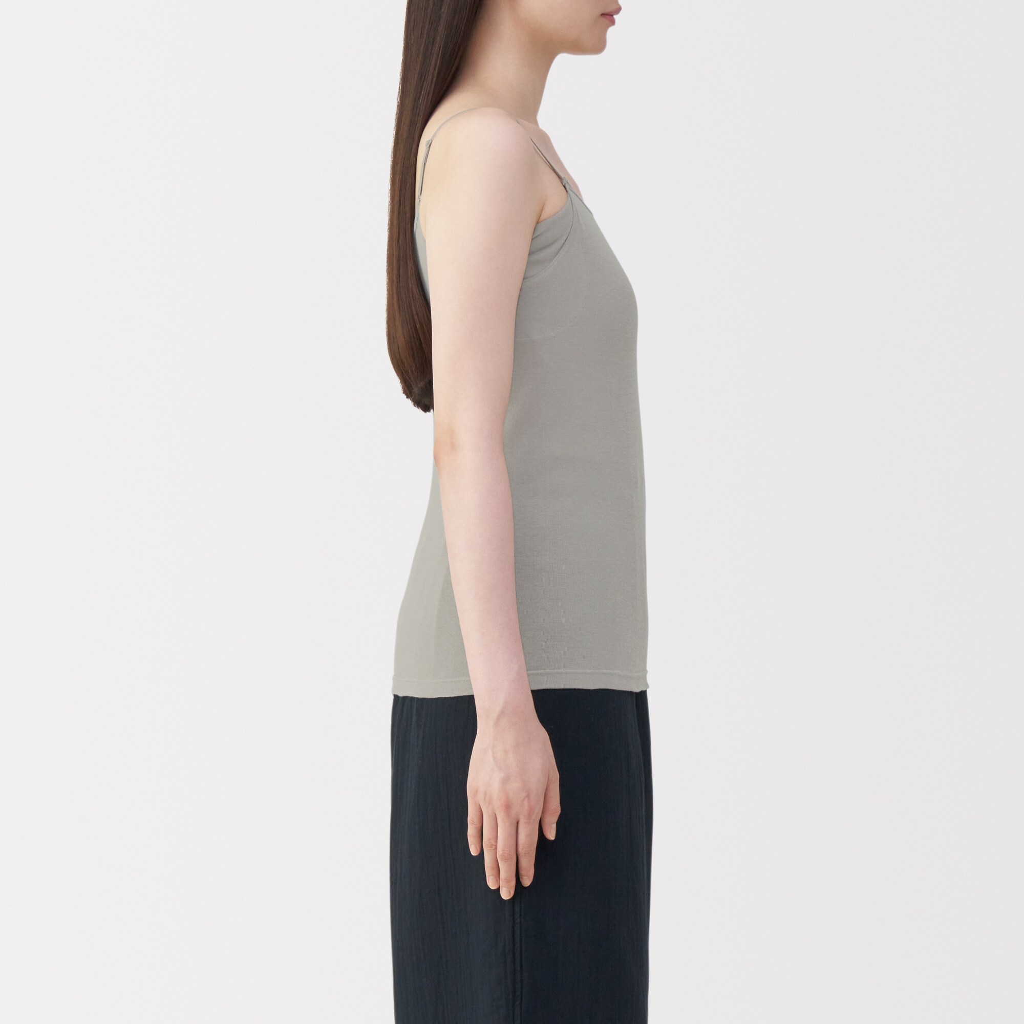 婦人　さらっと綿汗取りパッド付きキャミソール