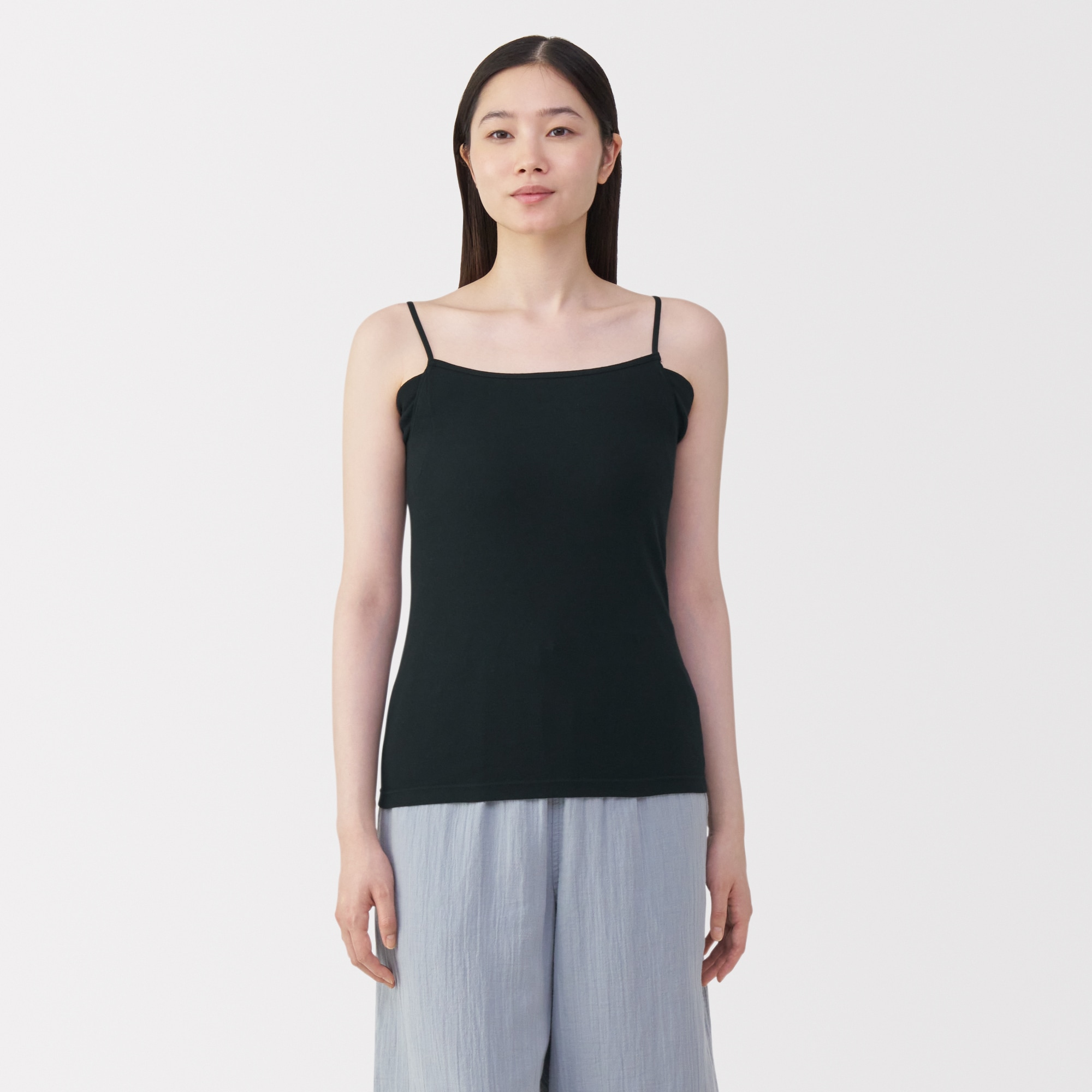 婦人　さらっと綿汗取りパッド付きキャミソール