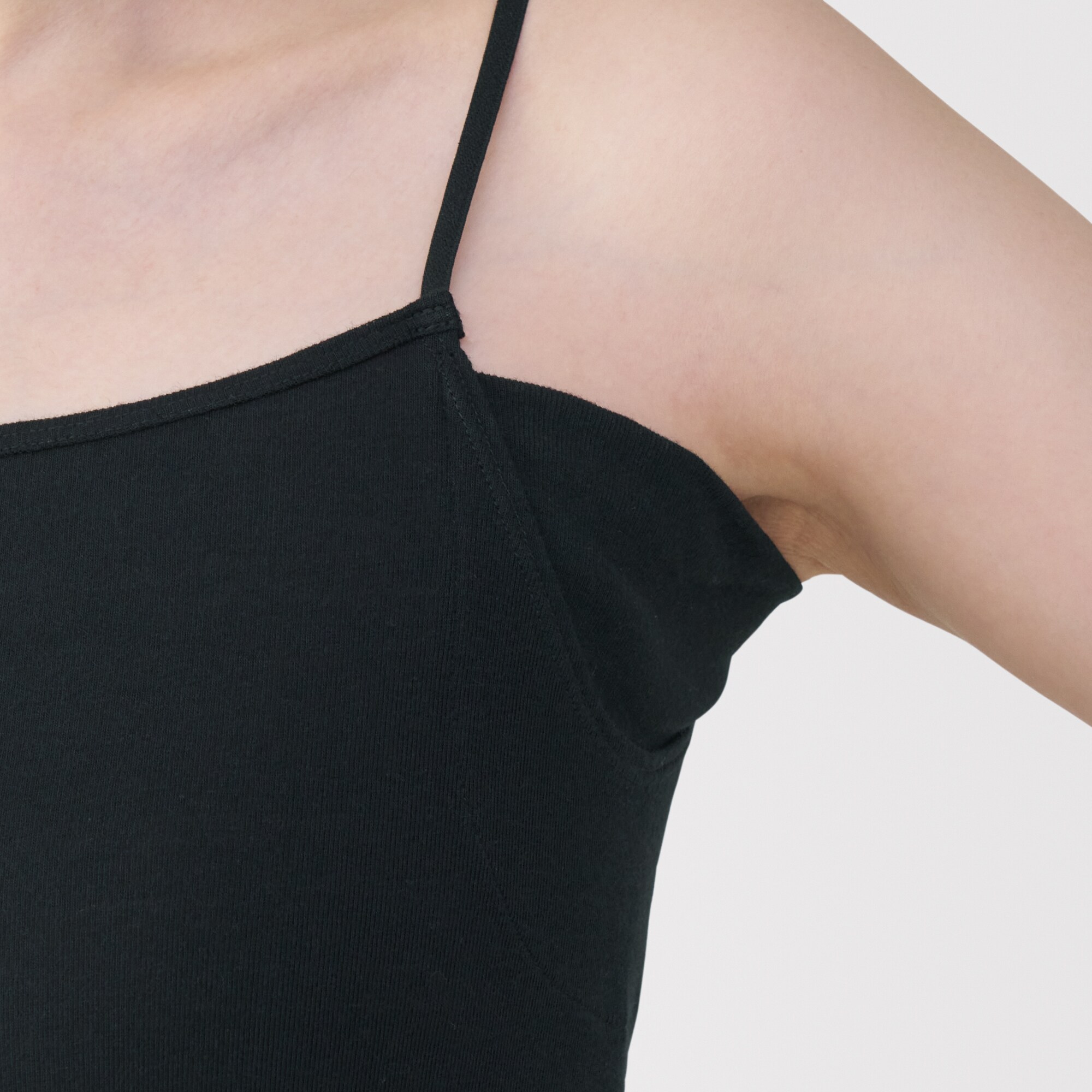 婦人　さらっと綿汗取りパッド付きキャミソール