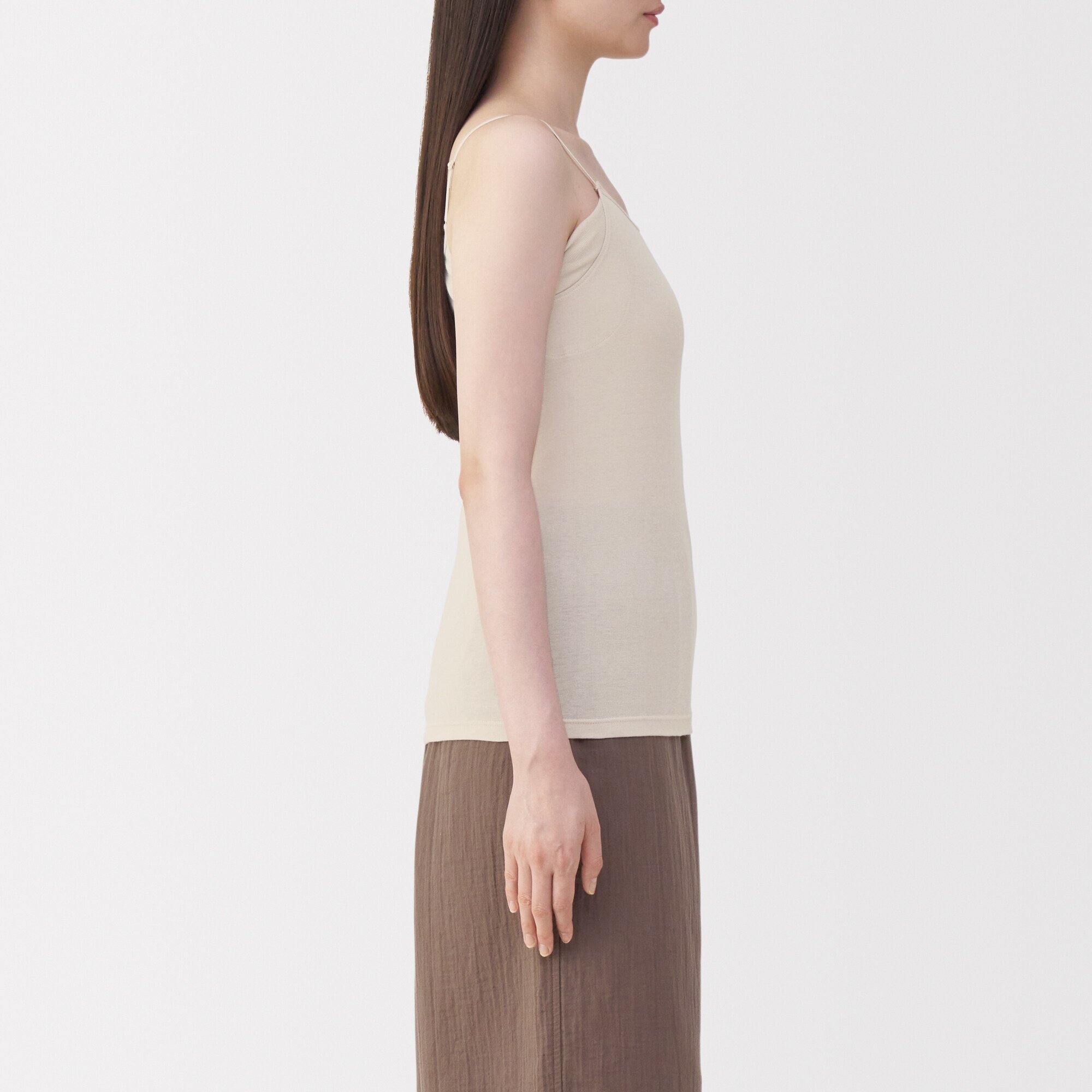 婦人　さらっと綿汗取りパッド付きキャミソール