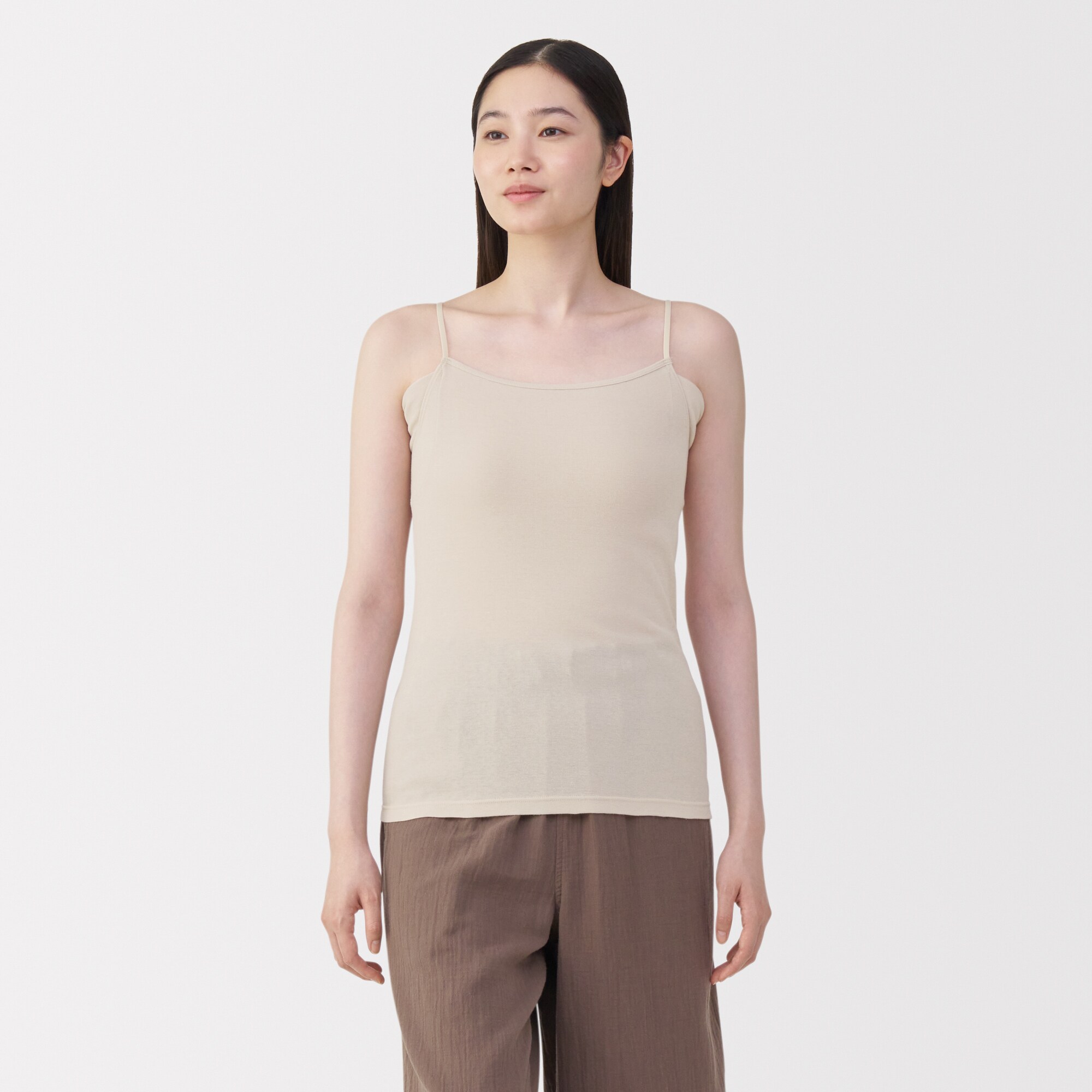 婦人　さらっと綿汗取りパッド付きキャミソール