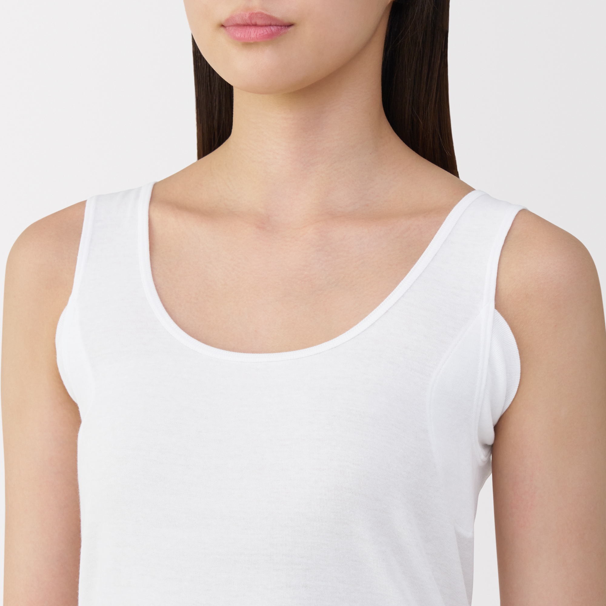 婦人　さらっと綿汗取りパッド付きタンクトップ