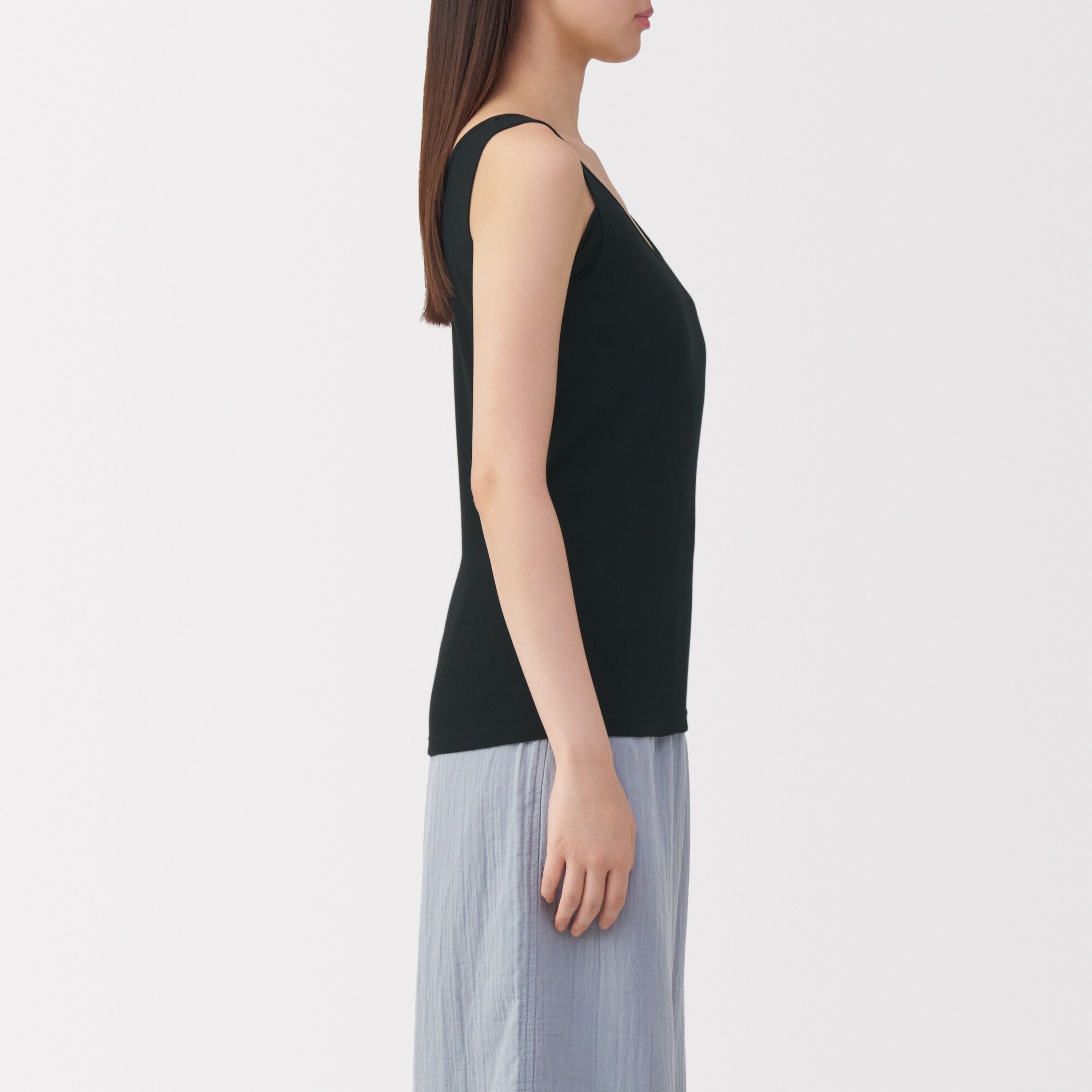 婦人　さらっと綿汗取りパッド付きタンクトップ