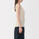 婦人　さらっと綿汗取りパッド付きタンクトップ