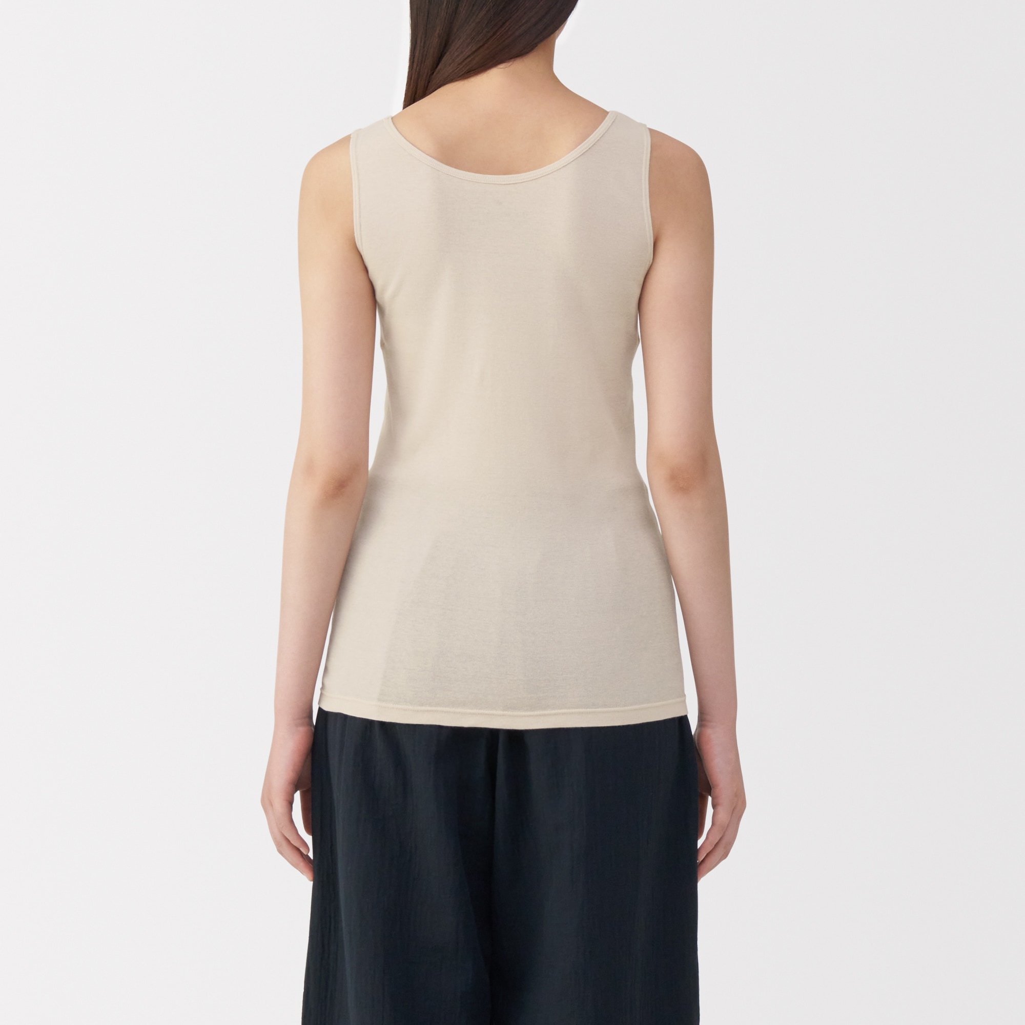 婦人　さらっと綿汗取りパッド付きタンクトップ