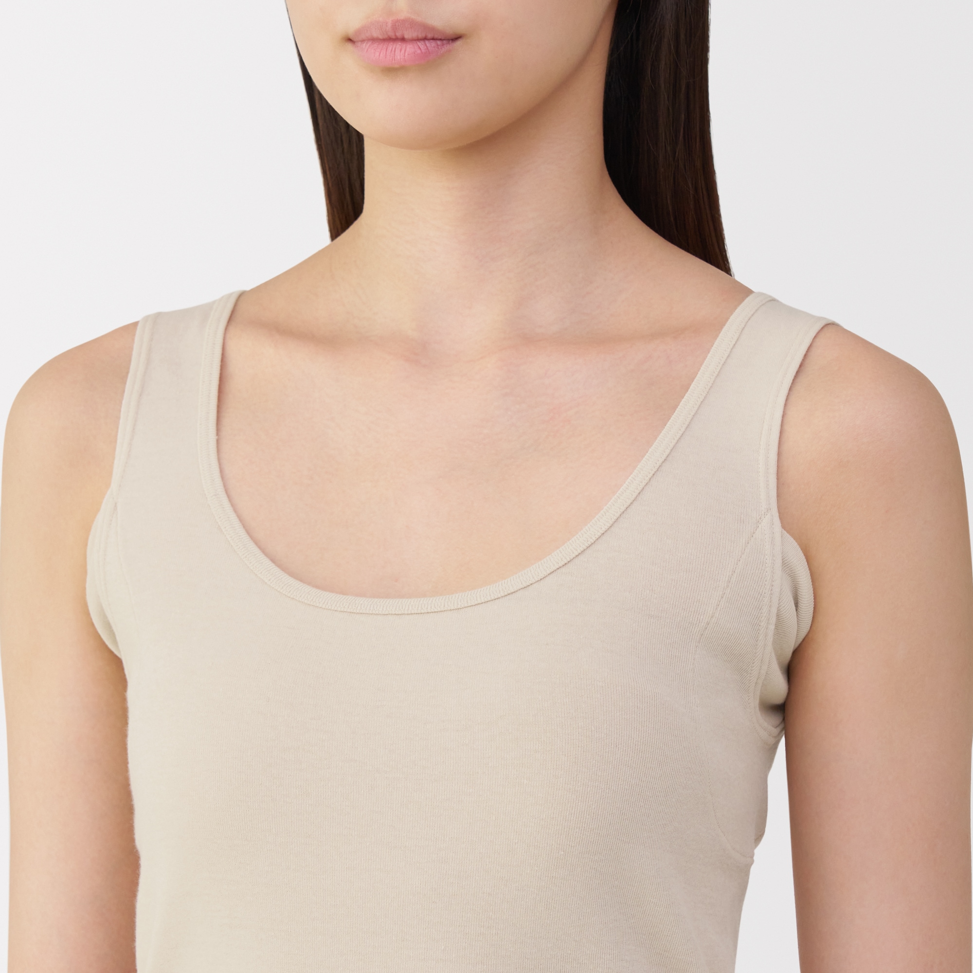 婦人　さらっと綿汗取りパッド付きタンクトップ