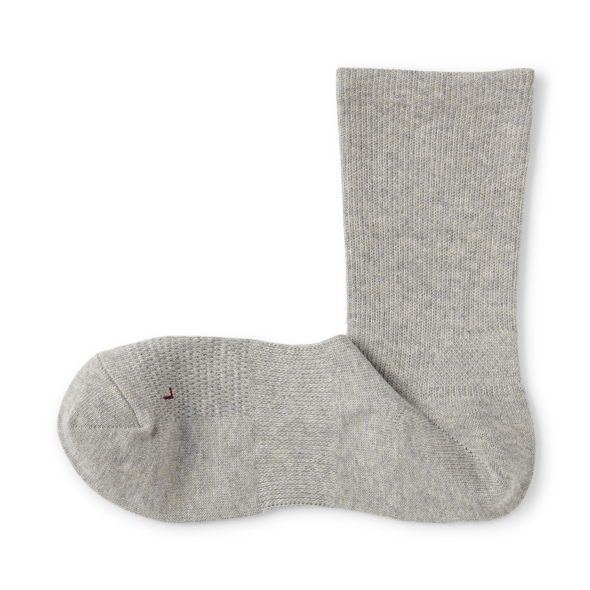 足なり直角　サポート付き　奈良県で編んだ　右と左のある靴下