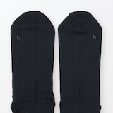 足なり直角　サポート付き　奈良県で編んだ　右と左のある靴下