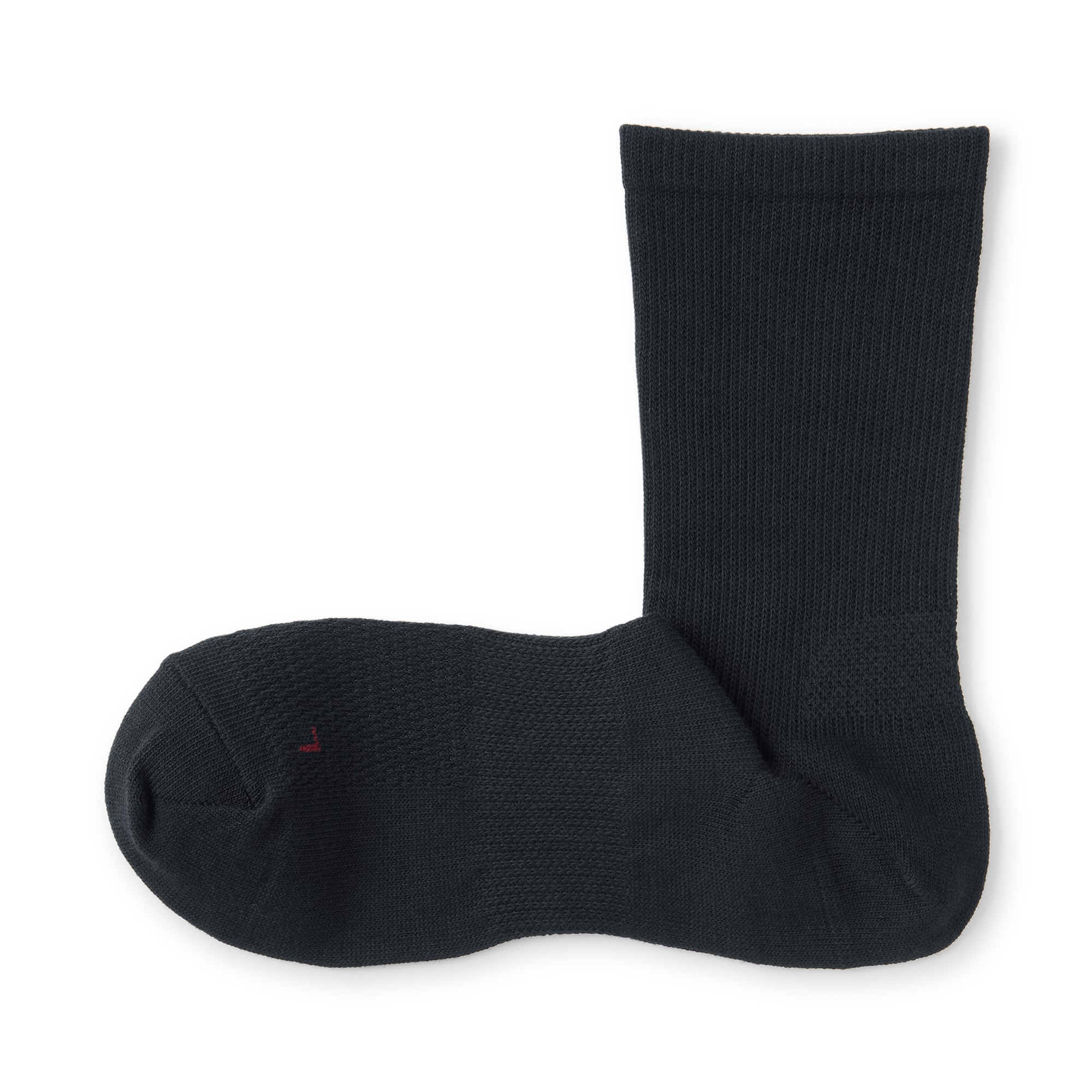 足なり直角　サポート付き　奈良県で編んだ　右と左のある靴下