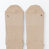 足なり直角　サポート付き　奈良県で編んだ　右と左のある靴下