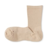 足なり直角　サポート付き　奈良県で編んだ　右と左のある靴下