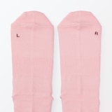 足なり直角　サポート付き　奈良県で編んだ　右と左のある靴下