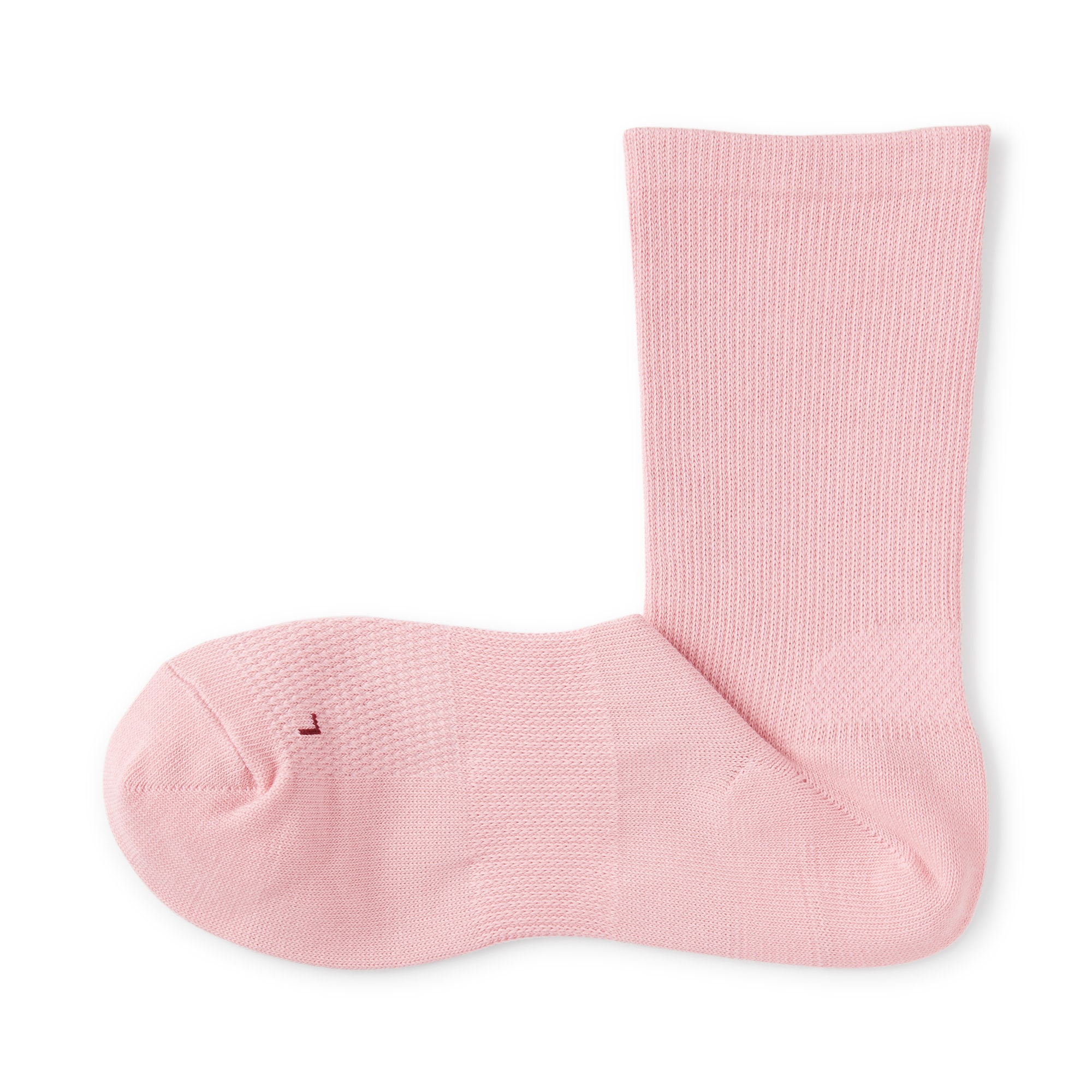 足なり直角　サポート付き　奈良県で編んだ　右と左のある靴下