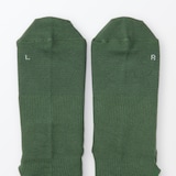 足なり直角　サポート付き　奈良県で編んだ　右と左のある靴下