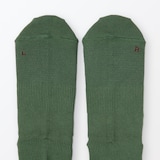 足なり直角　サポート付き　奈良県で編んだ　右と左のある靴下