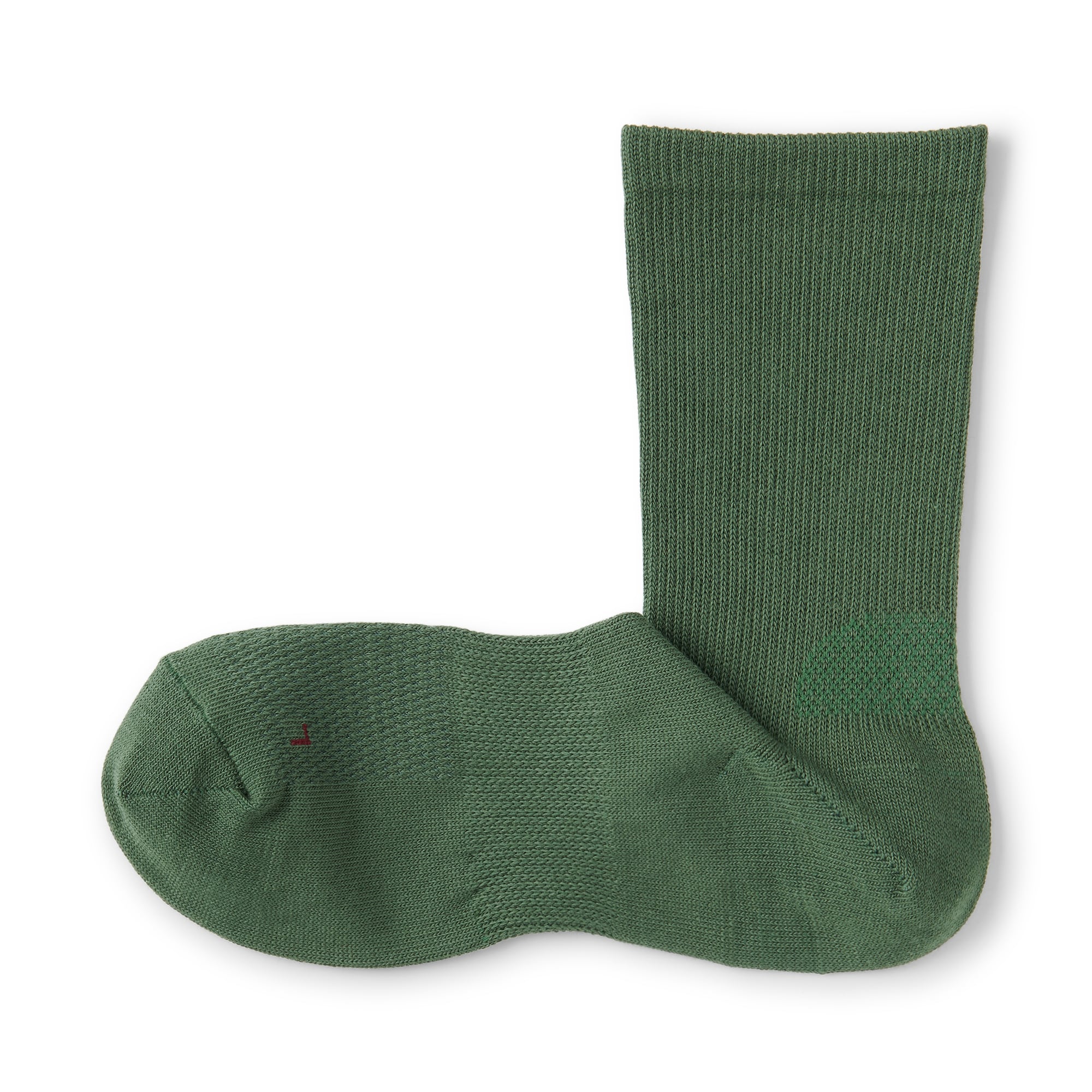 足なり直角　サポート付き　奈良県で編んだ　右と左のある靴下