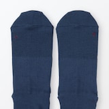 足なり直角　サポート付き　奈良県で編んだ　右と左のある靴下