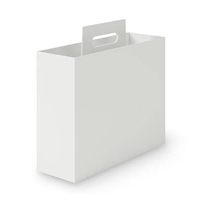 【幅１０ｃｍ】再生ポリプロピレン入り持ち手付きファイルボックス・スタンダードタイプ