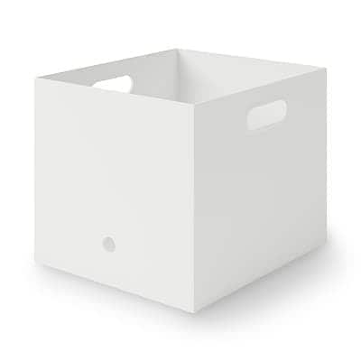 【幅２５ｃｍ】再生ポリプロピレン入りファイルボックススタンダード　Ａ４用　ホワイトグレー