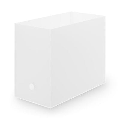 【幅１５ｃｍ】【クリア】ポリプロピレンファイルボックス・スタンダードタイプ・ワイド・Ａ４用