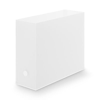 【幅１０ｃｍ】【クリア】ポリプロピレンファイルボックス・スタンダードタイプ・Ａ４用