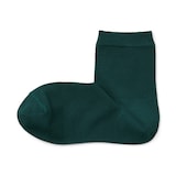 婦人　足なり直角　履き口やわらか　三層　ショート丈靴下（口ゴムなし）