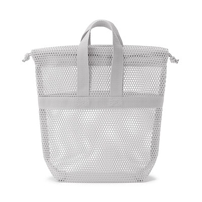 【９月上旬発売予定】立体メッシュ持ち手付き巾着　Ｓ　約２３×８×２３ｃｍ
