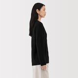 婦人　自然の色を生かして染色した　カシミヤＶネックカーディガン