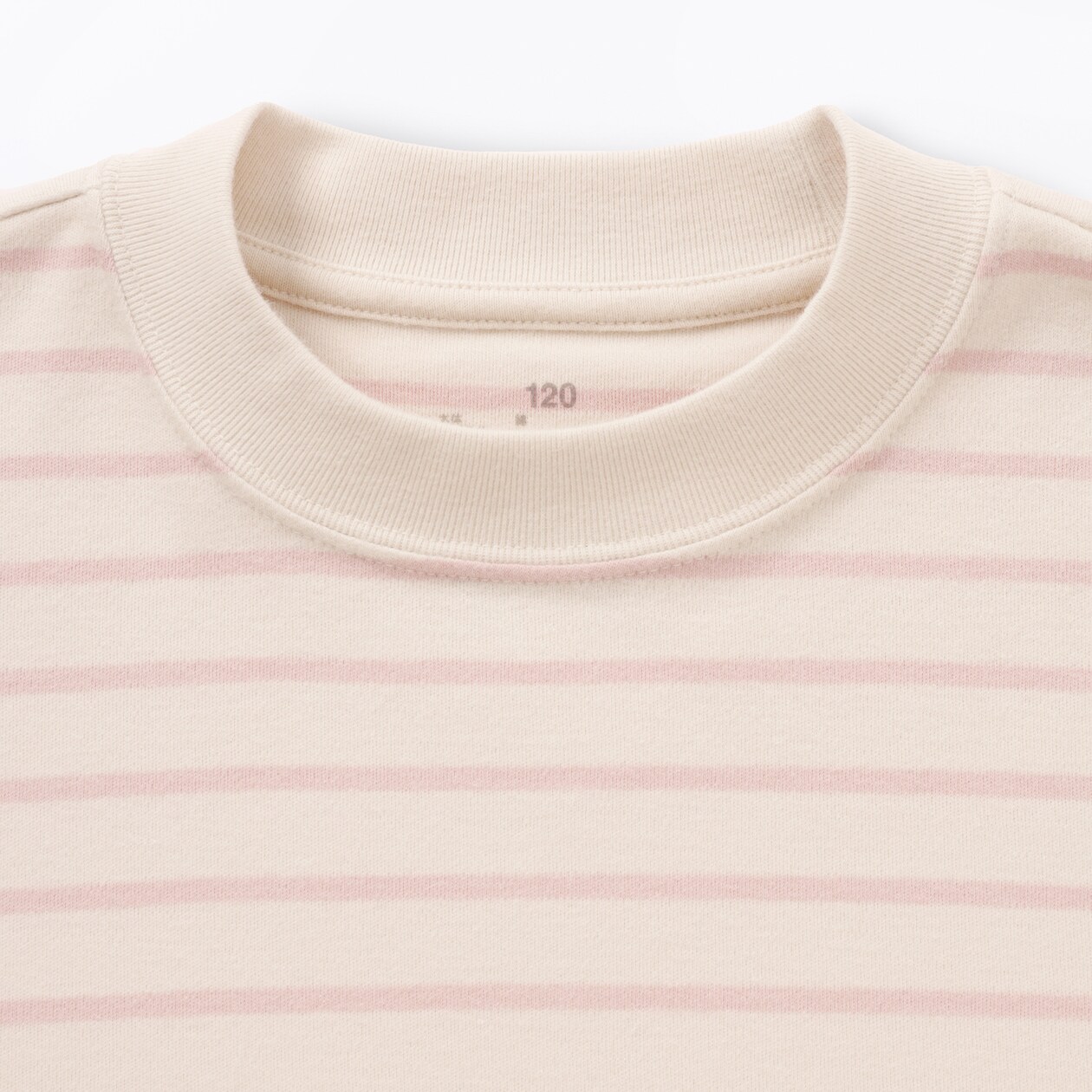 キッズ　両面起毛クルーネック長袖Ｔシャツ
