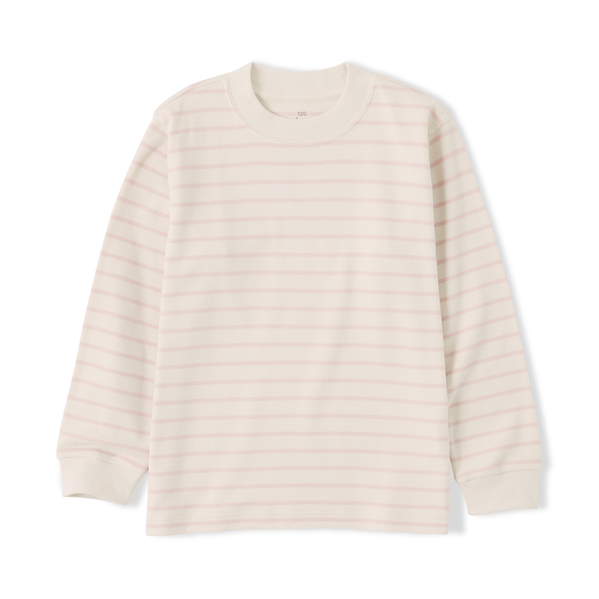 キッズ　両面起毛クルーネック長袖Ｔシャツ