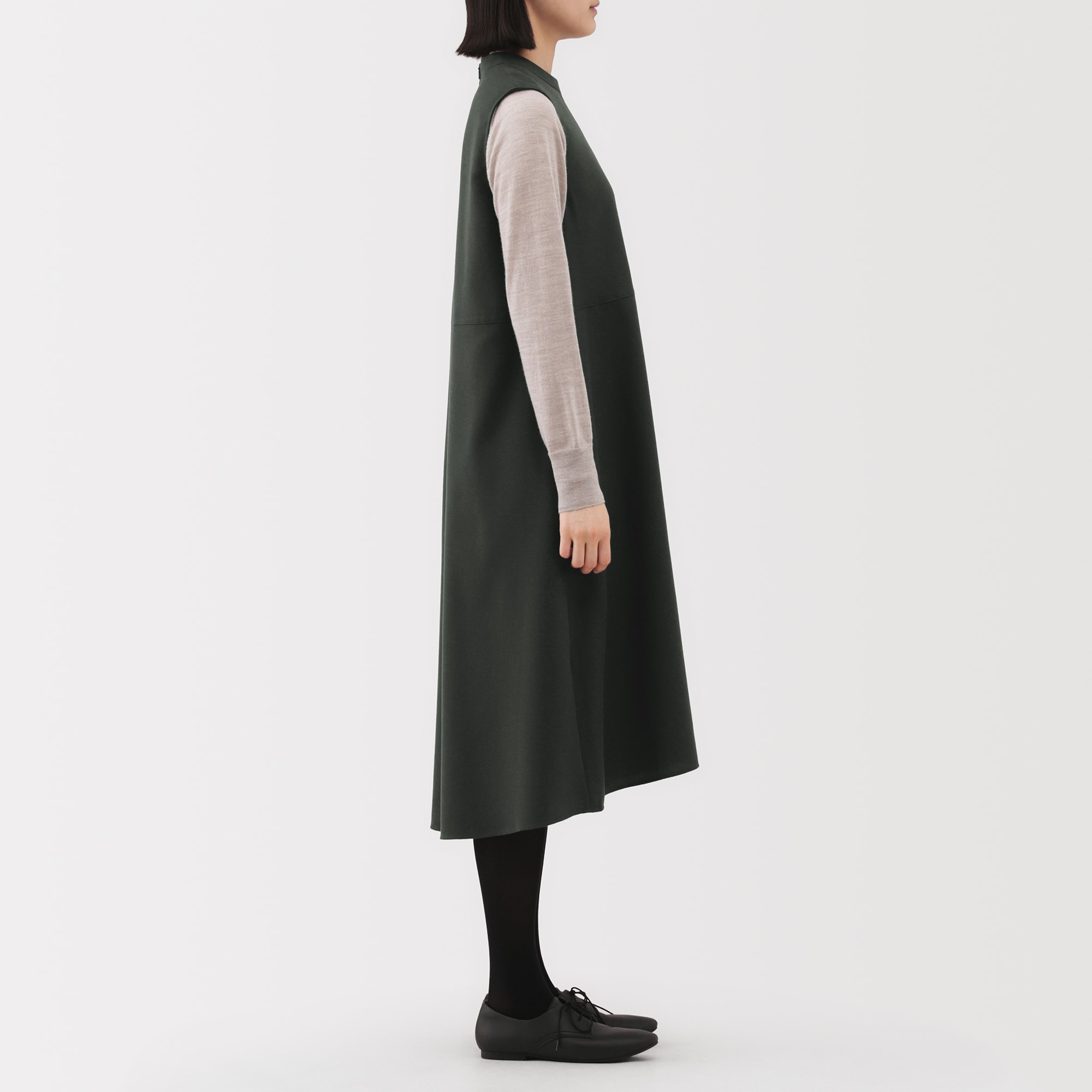 婦人　起毛ジャンパースカート