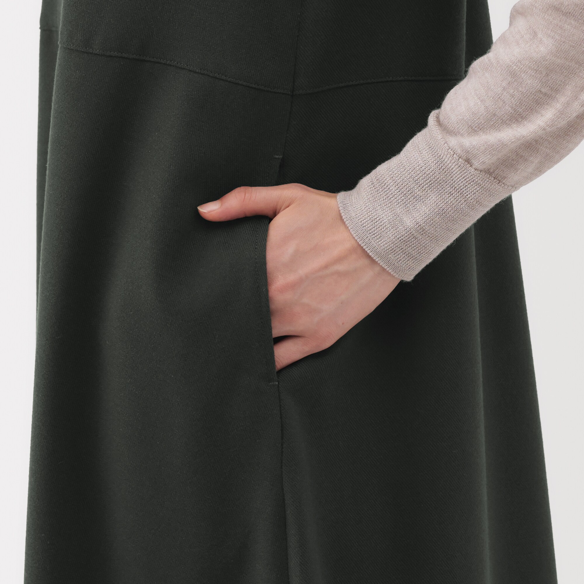 婦人　起毛ジャンパースカート