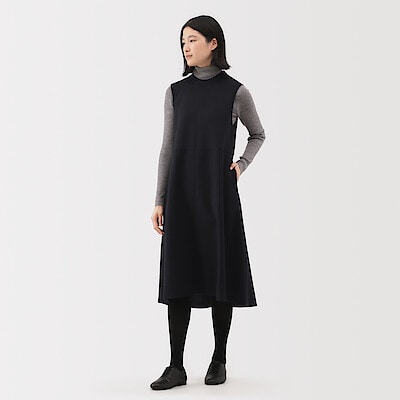 婦人　起毛ジャンパースカート