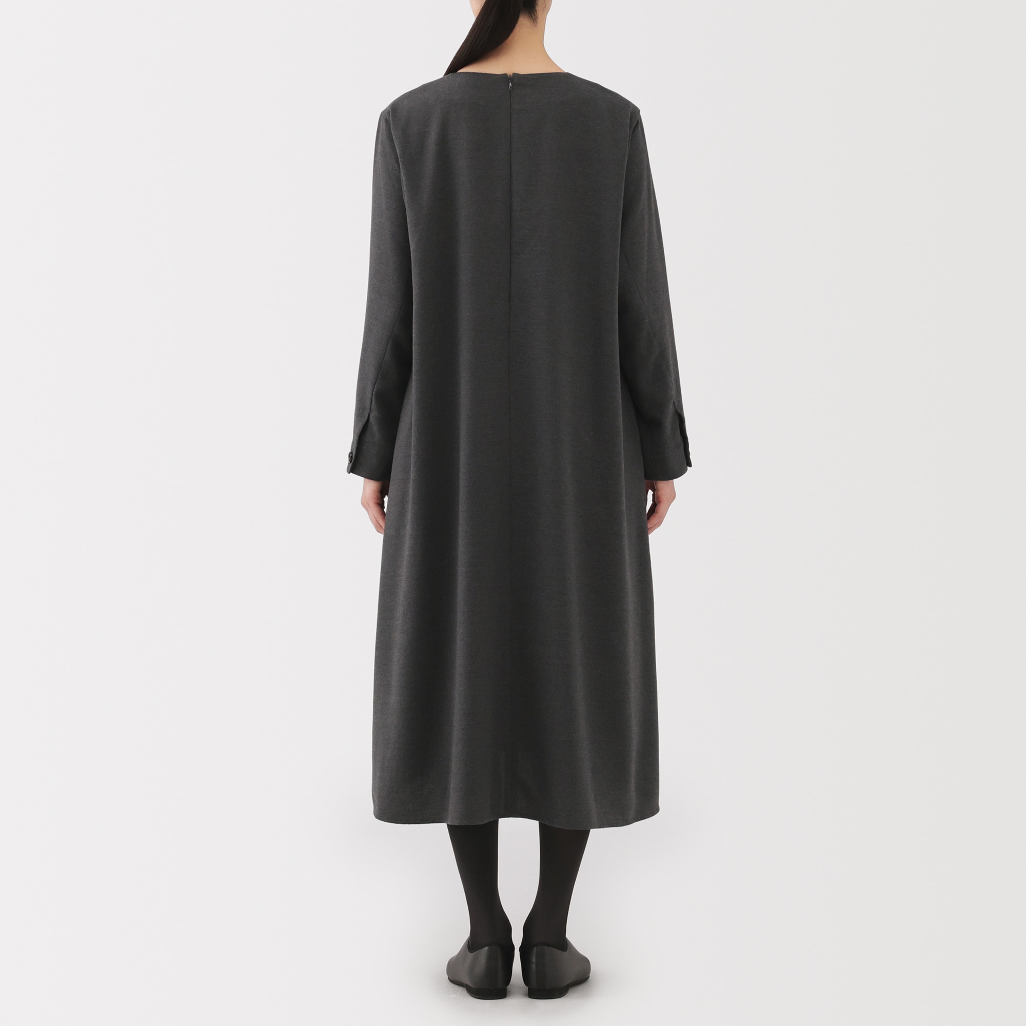 婦人 起毛長袖ワンピース | 無印良品