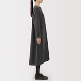 婦人　起毛長袖ワンピース