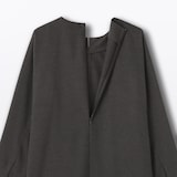 婦人　起毛長袖ワンピース