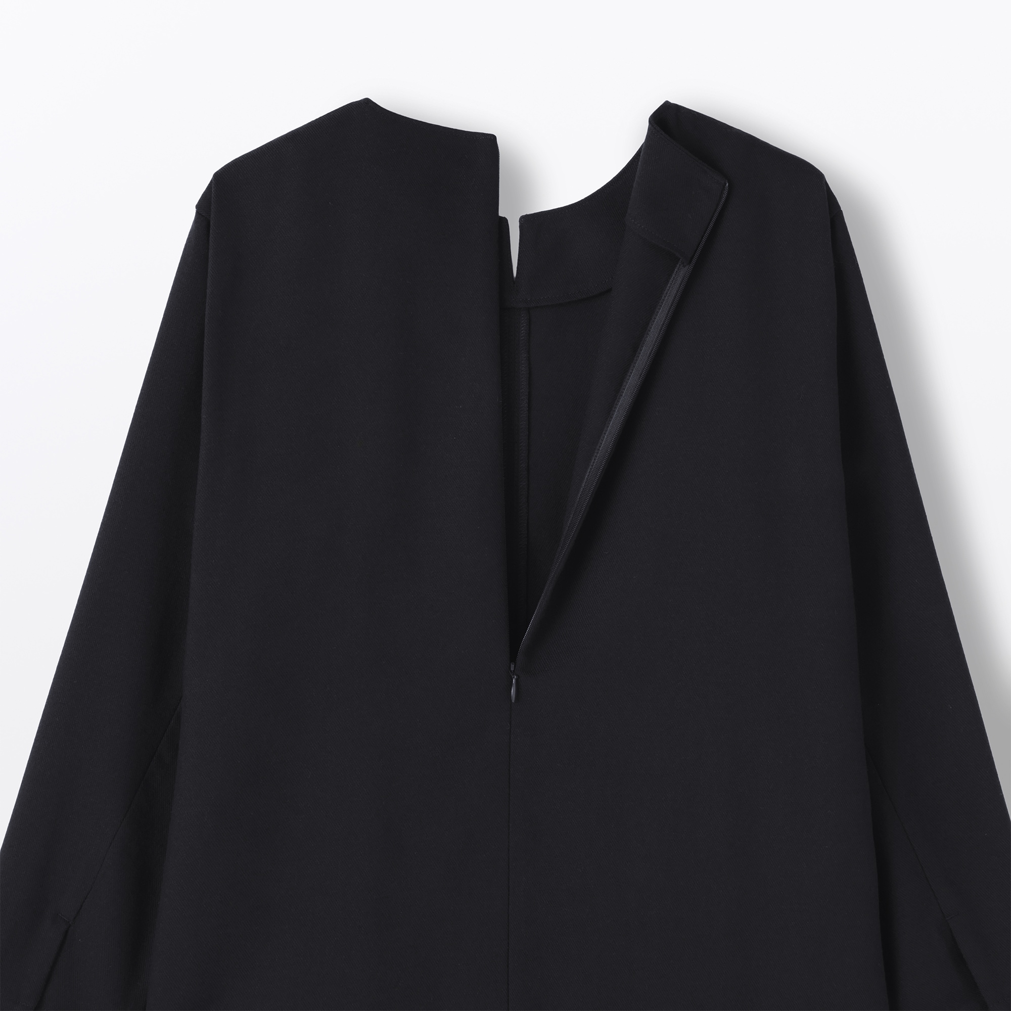 婦人　起毛長袖ワンピース