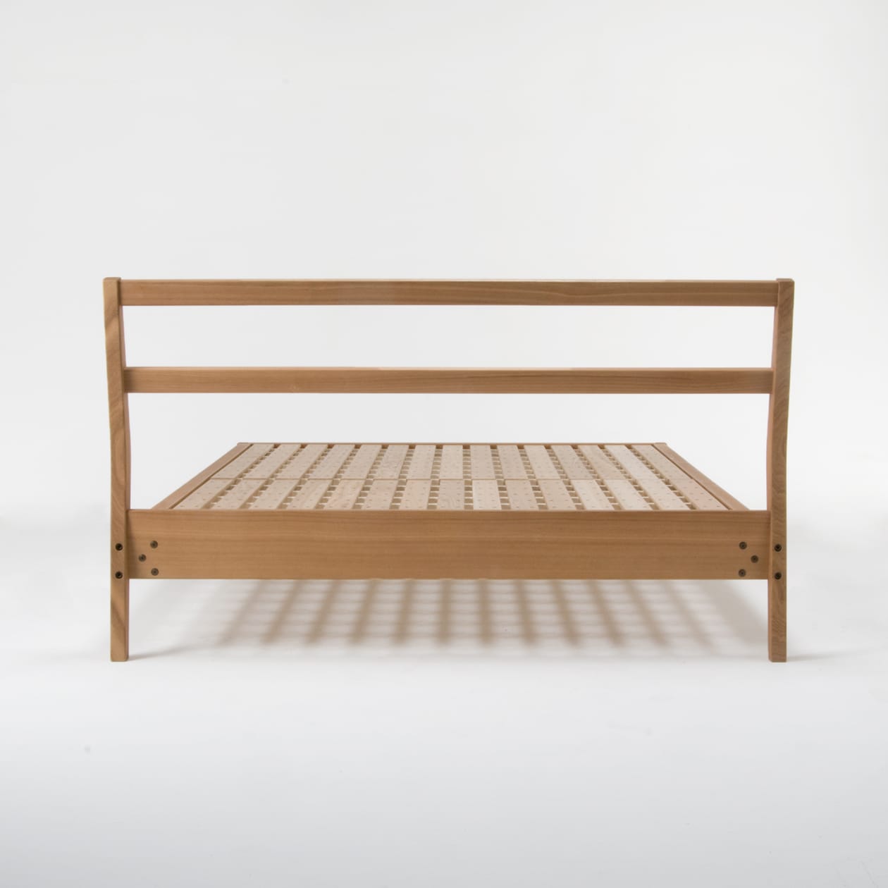 タモ材ベッド・ダブル