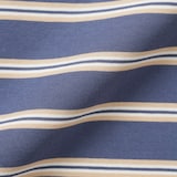 キッズ　綿天竺編みクルーネック長袖Ｔシャツ　ボーダー